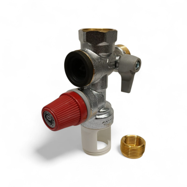 Caleffi 526140 NTR – Gruppo di sicurezza 1/2" per boiler 7 bar sede inox