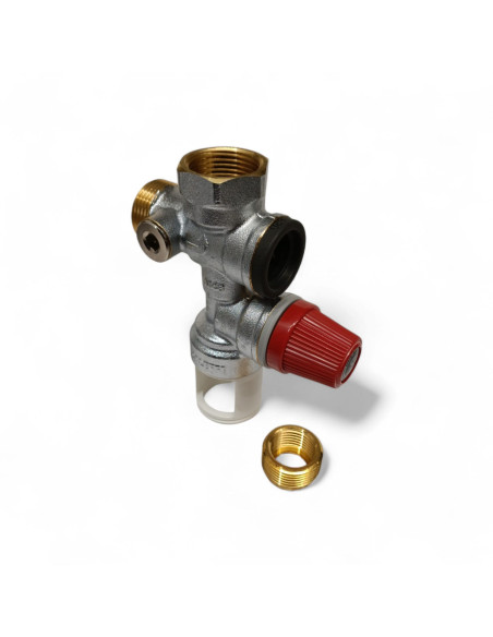 Caleffi 526140 NTR – Gruppo di sicurezza 1/2" per boiler 7 bar sede inox