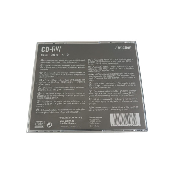 Imation cd-rw audio registrabile 80 minuti