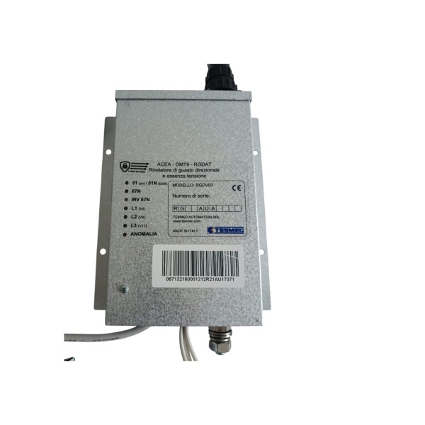 Tesmec dmt9 rgdat rivelatore di guasto direzionale e assenza tensione