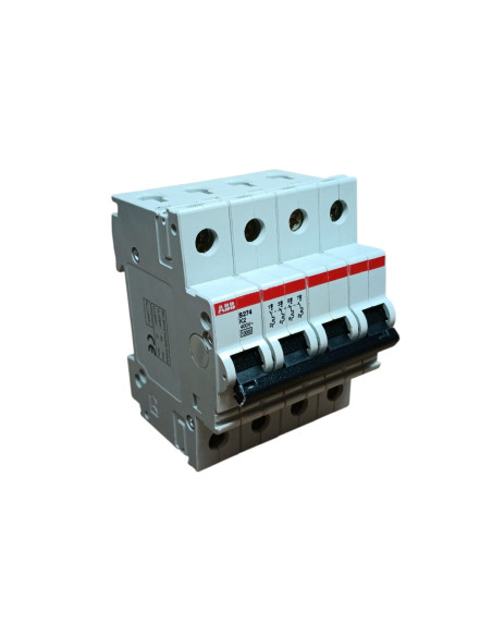 Abb ee 413 9 s274 k2 interruttore automatico magnetotermico 4p 2a 10ka