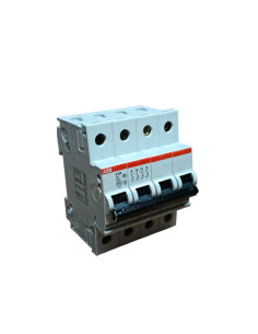 Abb s254 interruttore magnetotermico 6a 6ka c 4 moduli  ef 846 9