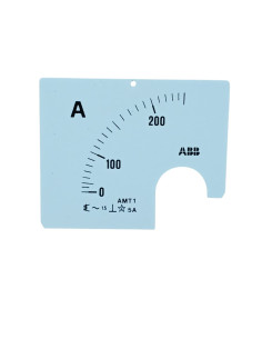Abb eg 048 1 scl1  250a a1 scala per amperometro ca