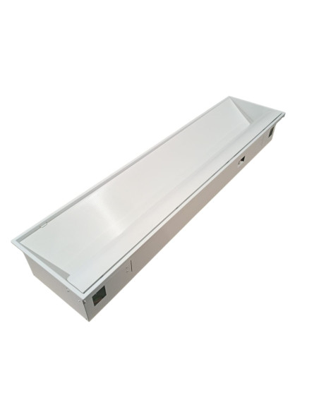 Iguzzini base lighting recessed ceiling light 36w g13 asymmetric white 1225x300x150 3 3635 001 0