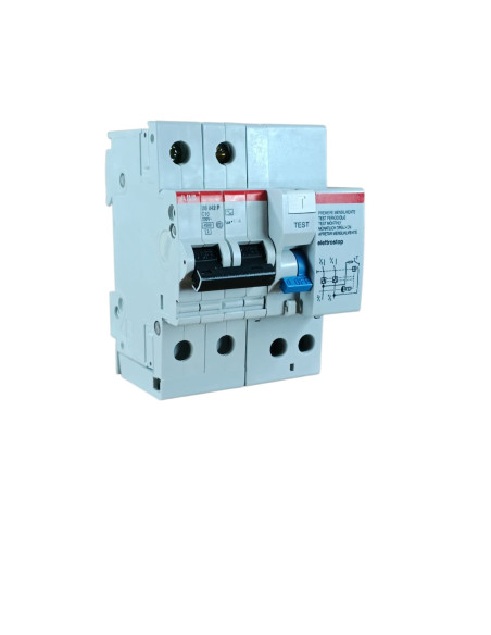 Abb ds642 interruttore differenziale magnetotermico 2p 10a 4,5ka 30ma