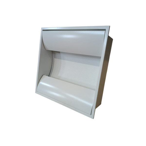 Iguzzini 3601Base light incasso bianco 2x24w fl 2g11 d.400x125mm