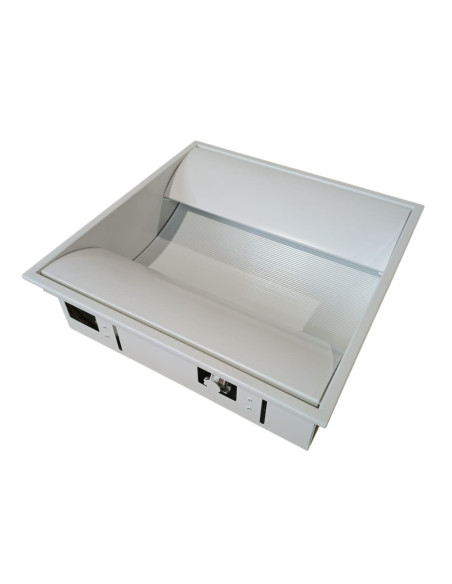 Iguzzini 3 3601 001 0 base light 2x24w fl 2g11 bianco