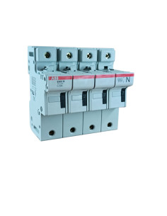 Abb e933n//50  sezionatore portafusibili 3p nd 4 moduli ea 055 2