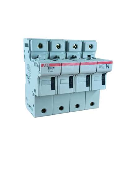 Abb e933n//50  sezionatore portafusibili 3p nd 4 moduli ea 055 2