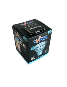 Led gu10 5w 4000k silver shape